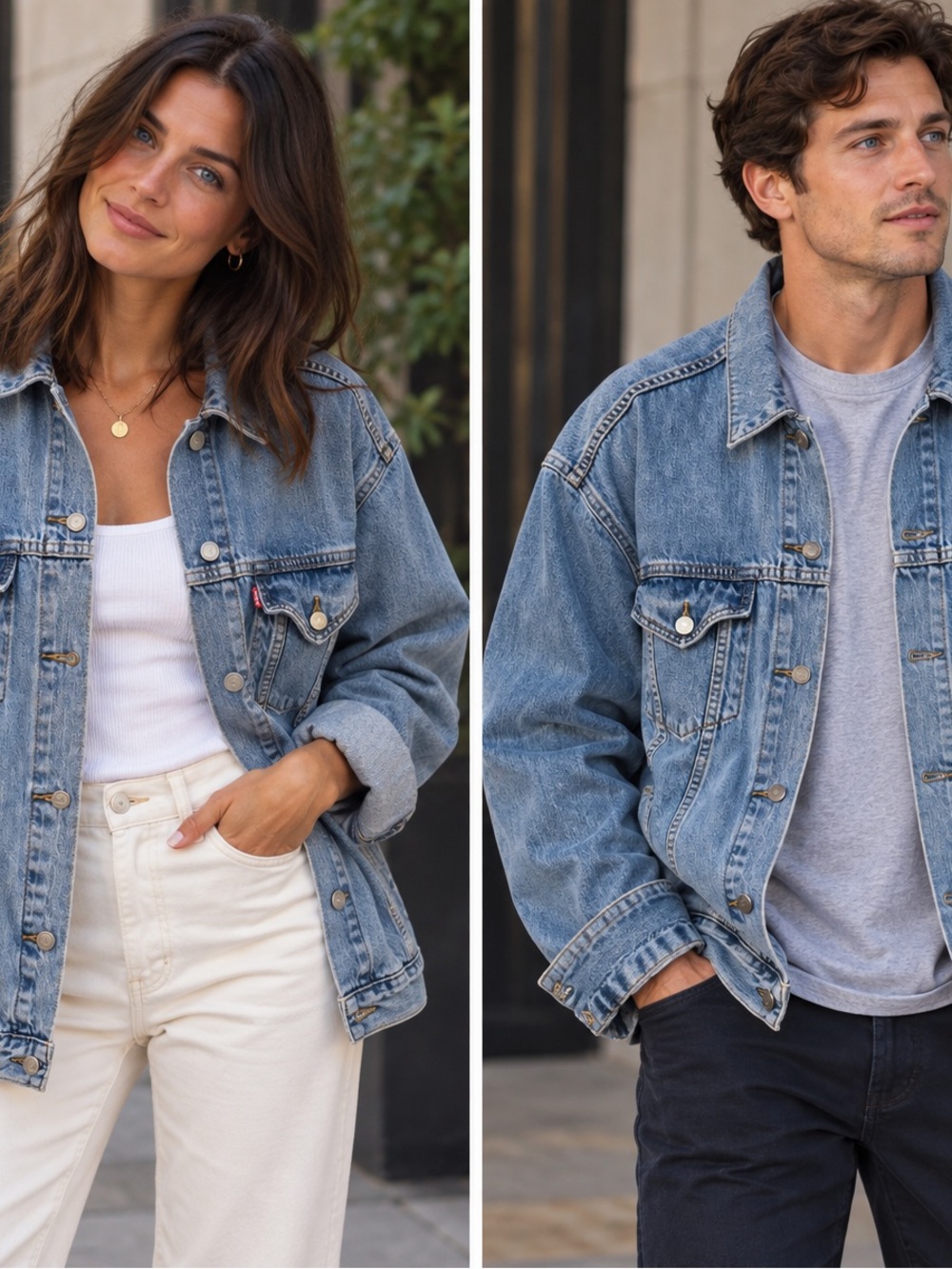 Levi's Light Wash Blue Denim Jacket - Men's Trucker Style